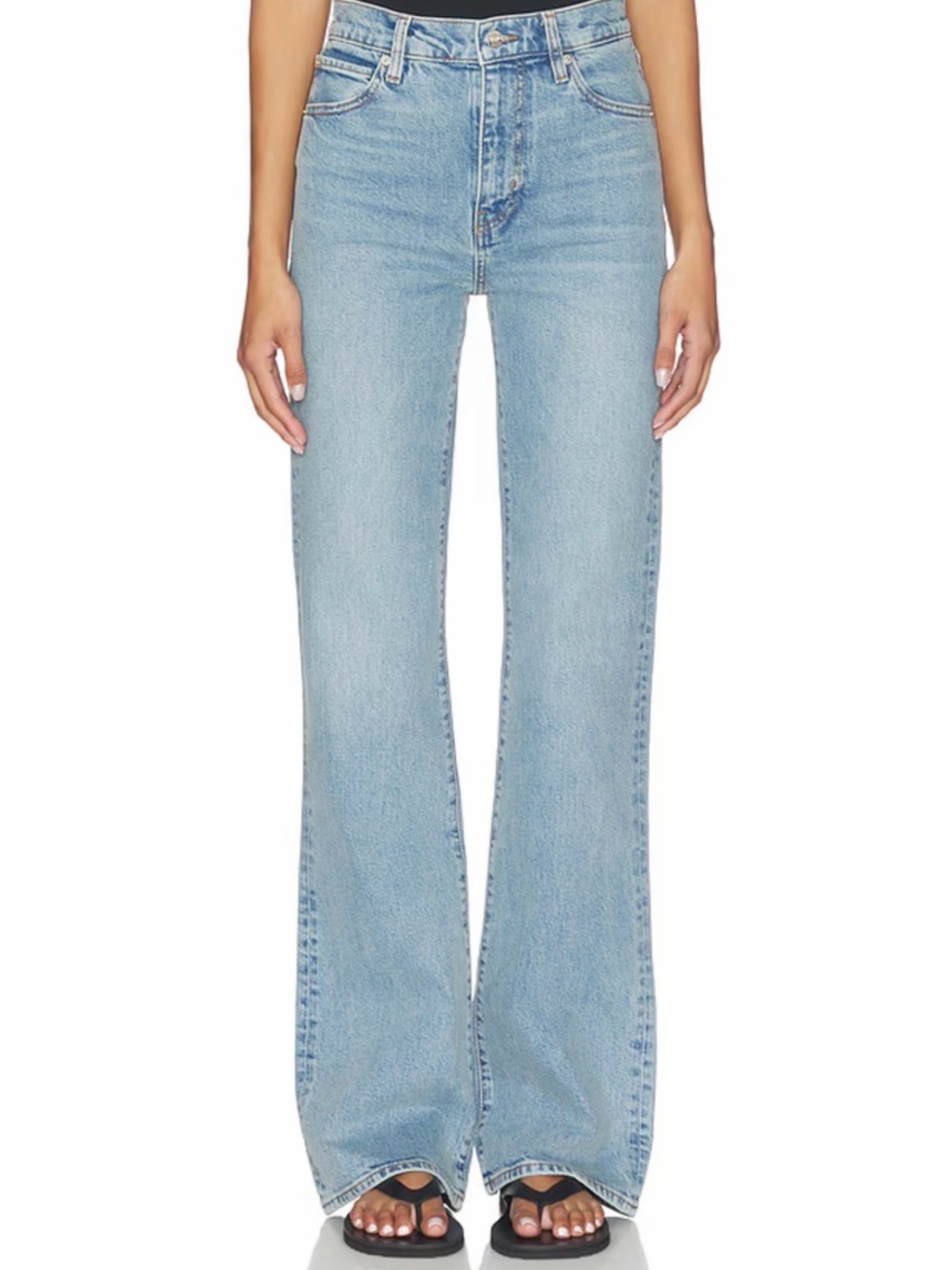Frame The Arrow Jeans Women’s 26 Light Blue Bootcut High Rise Kick Flare